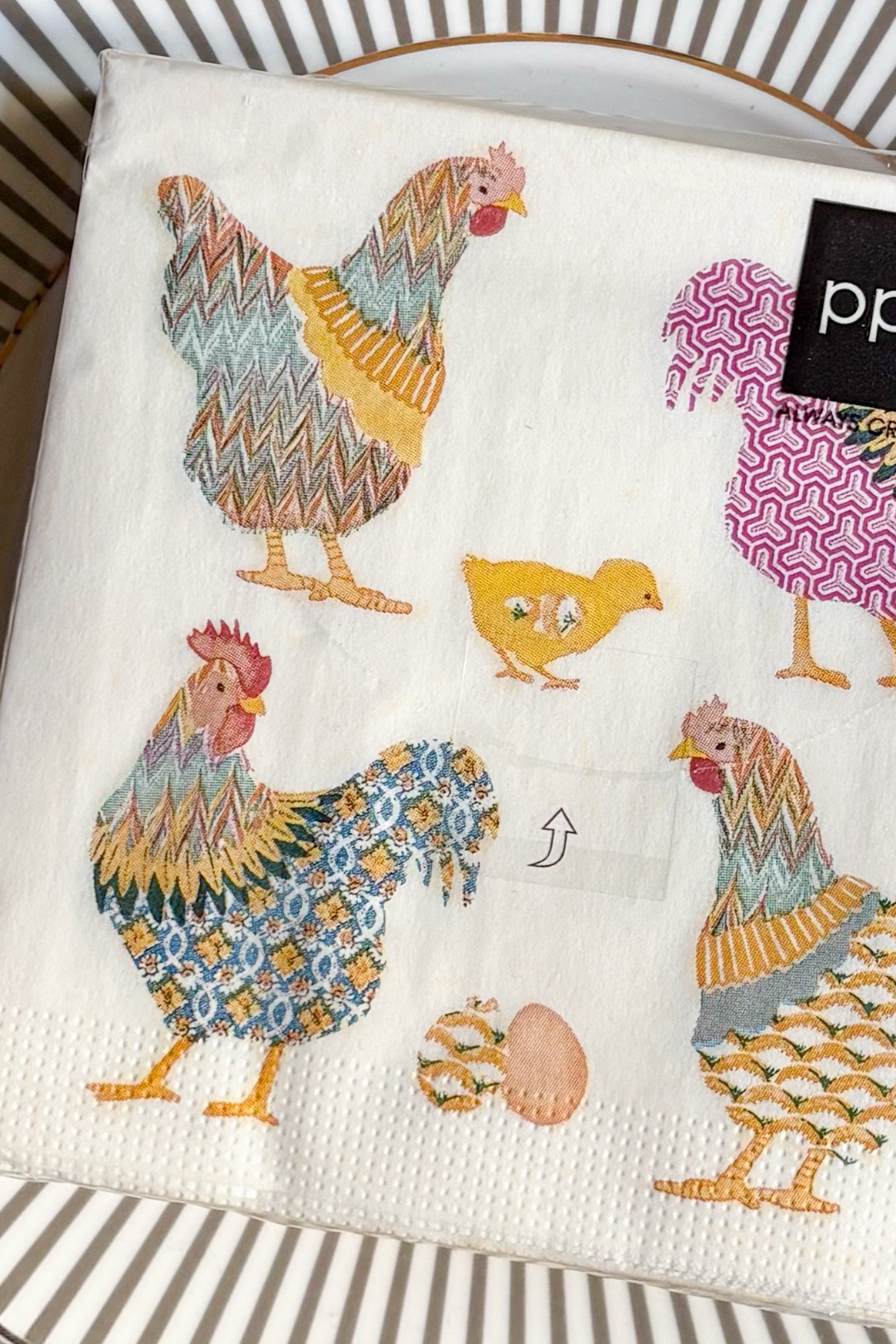 Servilletas Gallinas Pequeñas