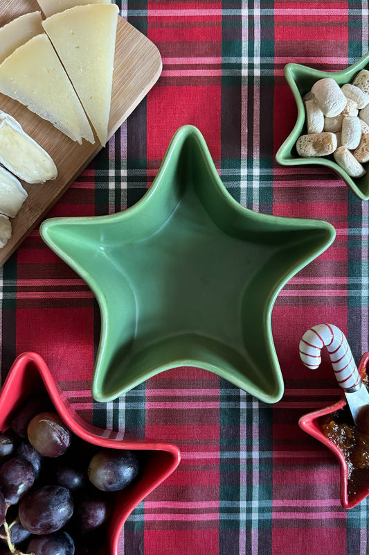 Cuenco De Cerámica Estrella Verde Cristina Oria