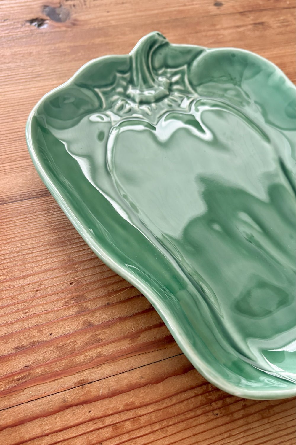 Detalle Bandeja Diseño Pimiento Verde Cristina Oria