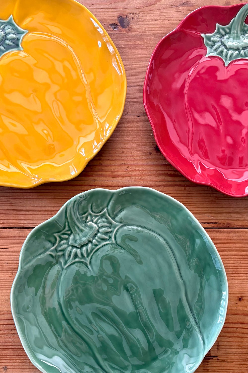 Plato Diseño Pimiento Grande Verde Cristina Oria