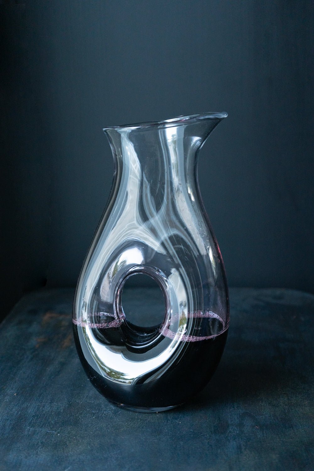 Jarra De Cristal Con Agujero Cristina Oria