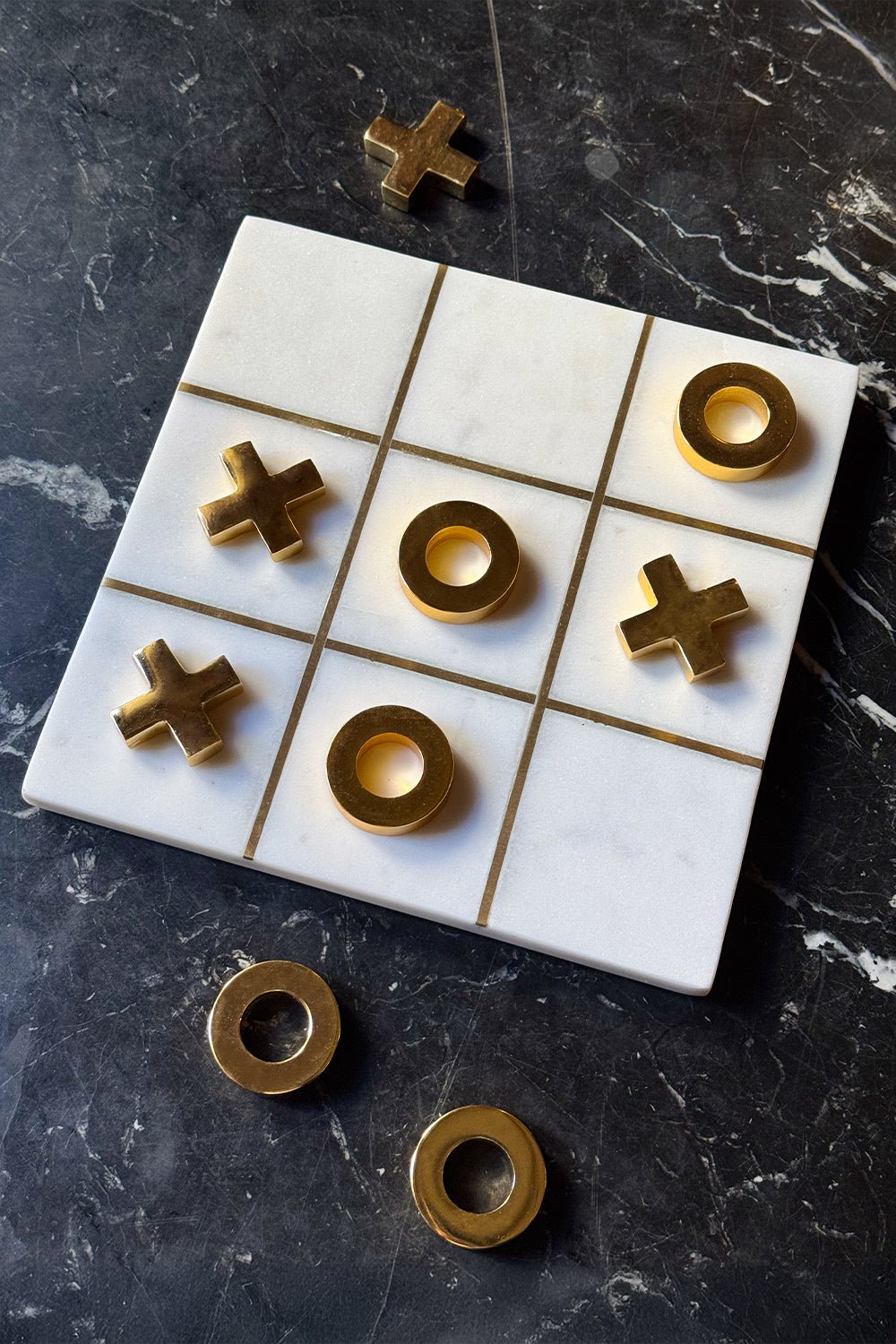 Juego Tres En Raya De Mármol Cristina Oria