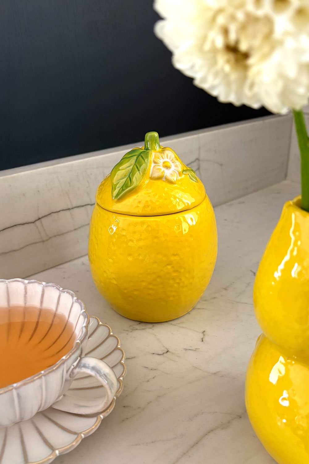 Recipiente Con Tapa Diseño Limón Cristina Oria