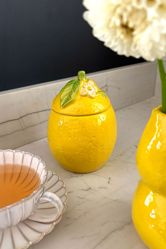 Recipiente Con Tapa Diseño Limón Cristina Oria