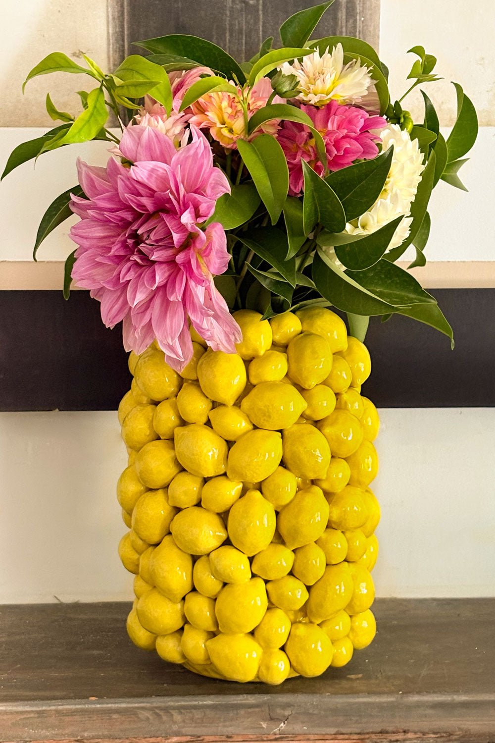 Jarrón Limones Amarillos Cristina Oria