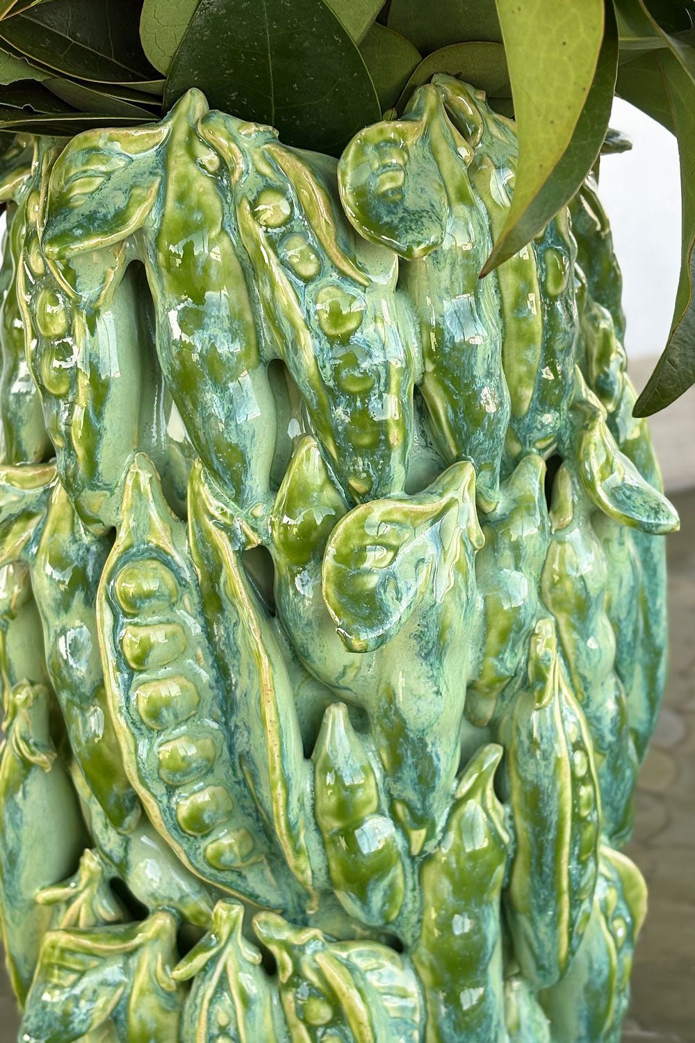 Detalle Jarrón Con Diseño De Guisantes Cristina Oria