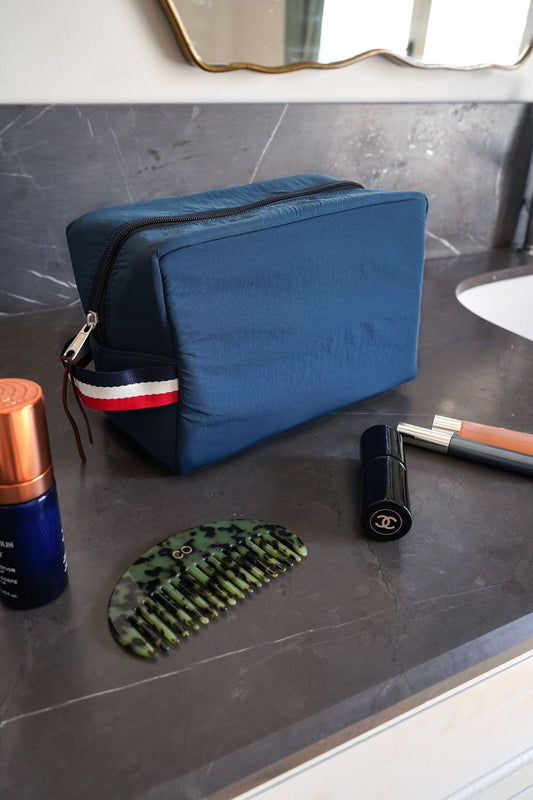 Neceser De Nylon Azul Cristina Oria