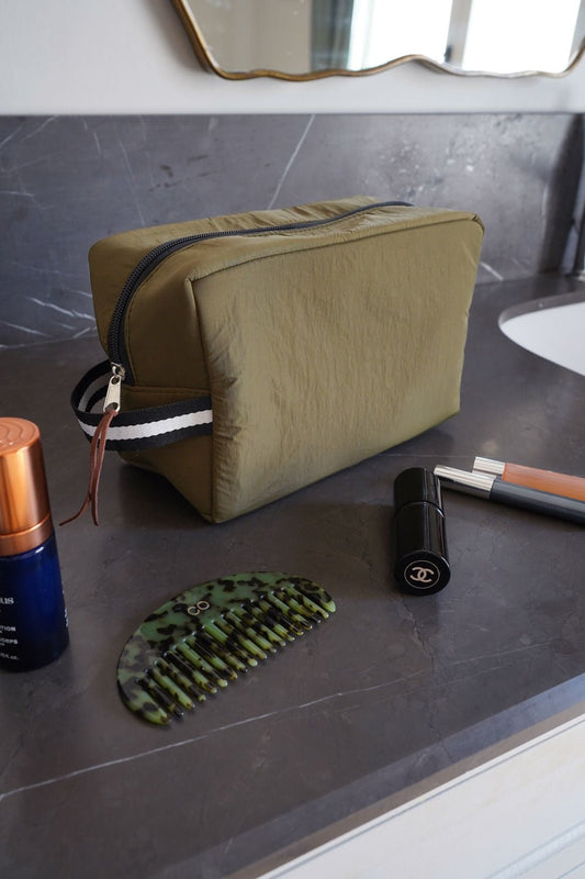 Neceser De Nylon Verde Cristina Oria