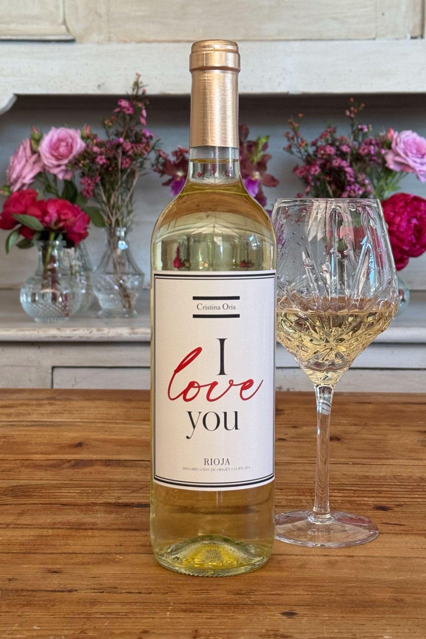 Vino Cune Rioja Blanco "I Love You" Cristina Oria