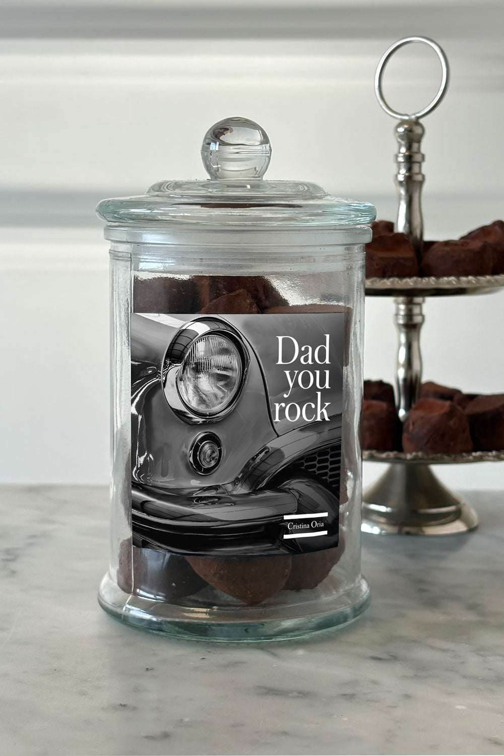Tarros De Trufas De Chocolate Especial Día Del Padre Cristina Oria