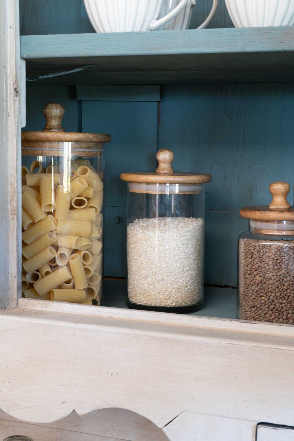 Tarro De Cristal Con Tapa De Madera Grande - Cristina Oria