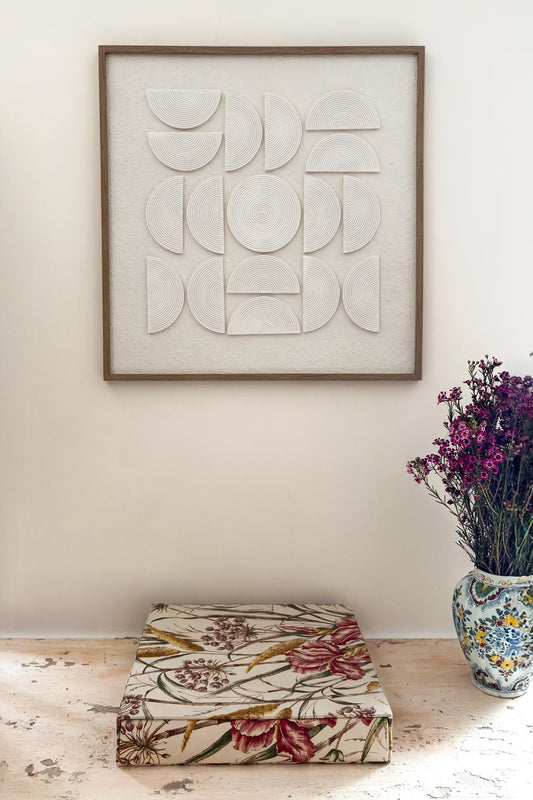 Cuadro De Lienzo Efecto 3D Círculo Cristina Oria