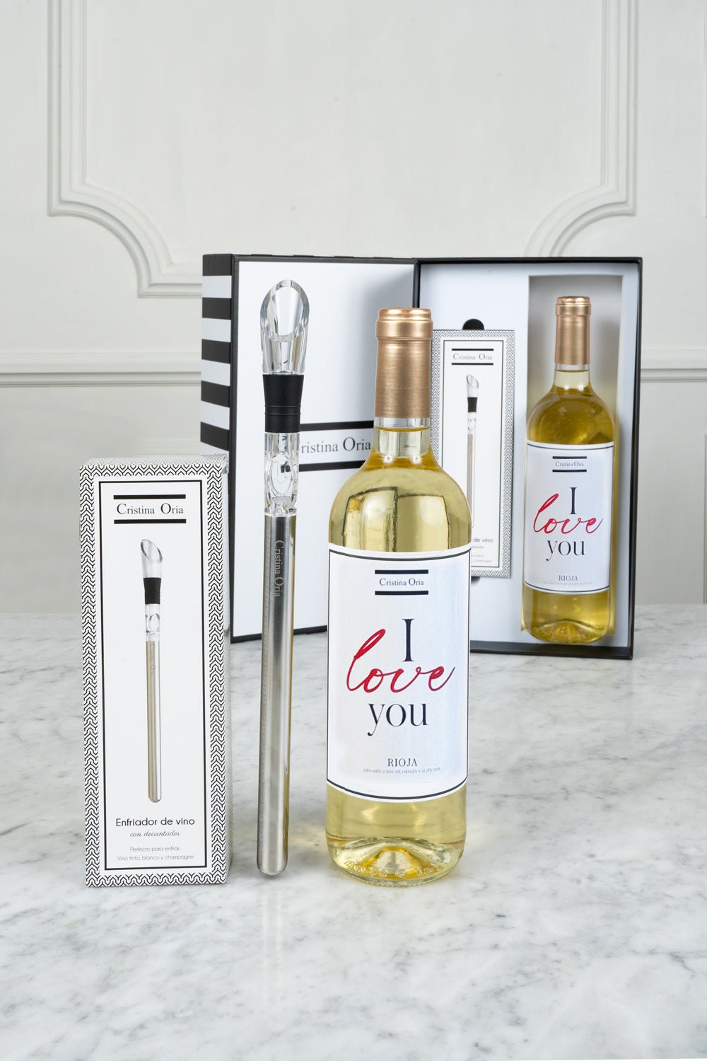 Caja Enfriador & Vino Especial San Valentín