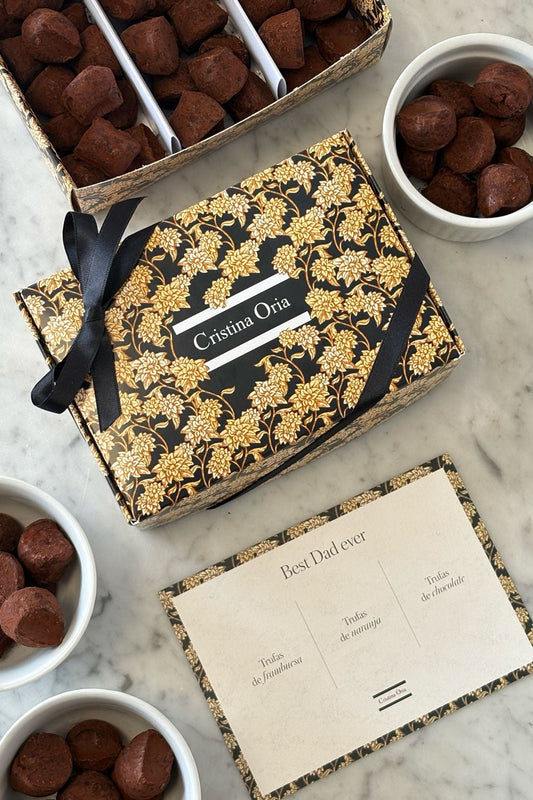 Caja Degustación Trufas Especial Día Del Padre Cristina Oria