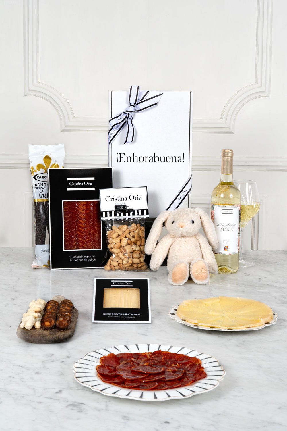 Caja Recién Mamá Aperitivo Gourmet & Conejo Blanco CO
