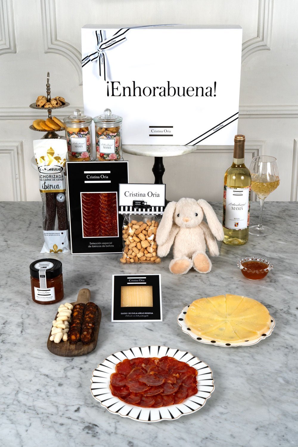 Caja Recién Mamá Capricho Gourmet & Conejo Blanco Cristina Oria