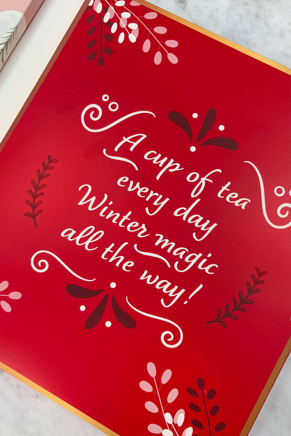 Detalle Diseño Calendario De Adviento De Té Navidad Cristina Oria
