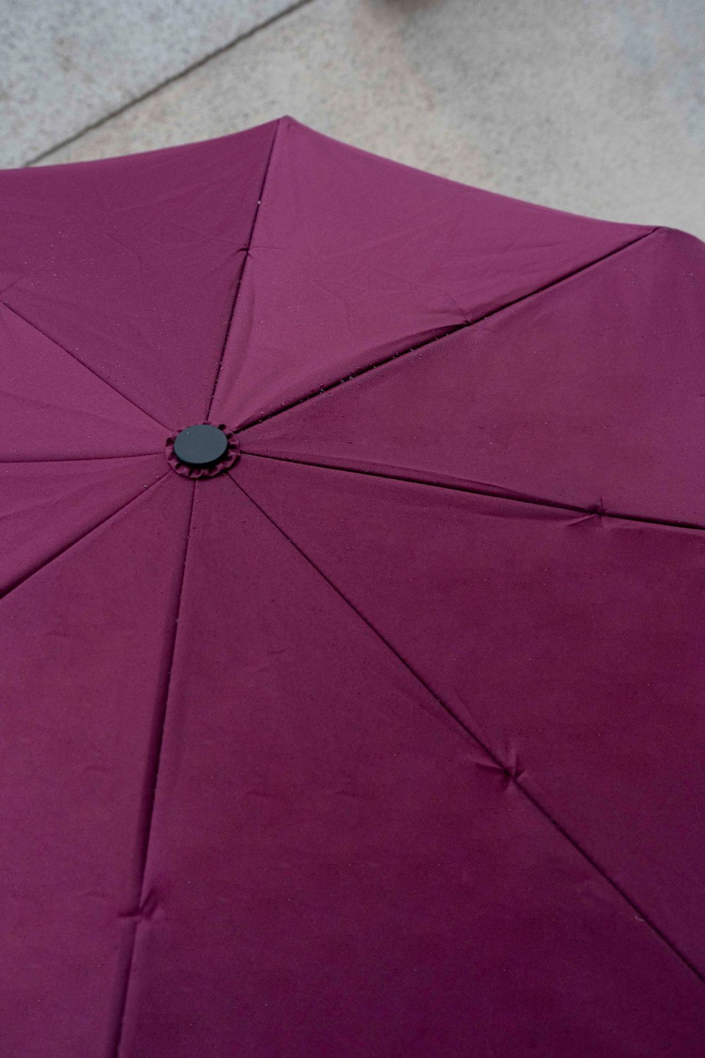 Detalle Paraguas Con Diseño Frambuesa Y Mango Con Cabeza De Pato Cristina Oria