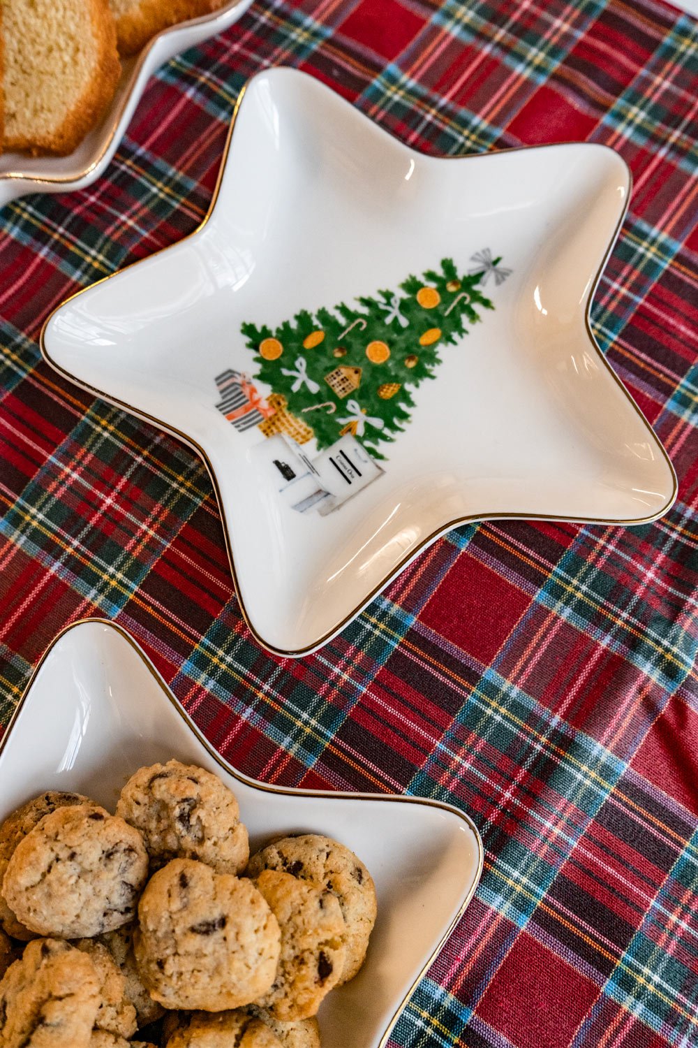 Bandeja Con Diseño De Estrella De Navidad Cristina Oria