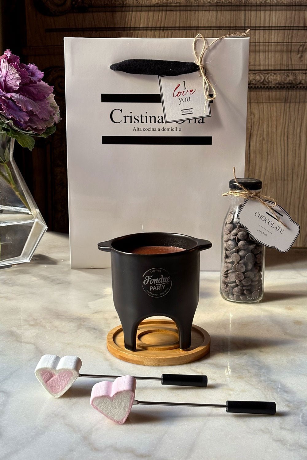 Bolsa Fondue Dulce Para Dos Especial San Valentín Cristina Oria