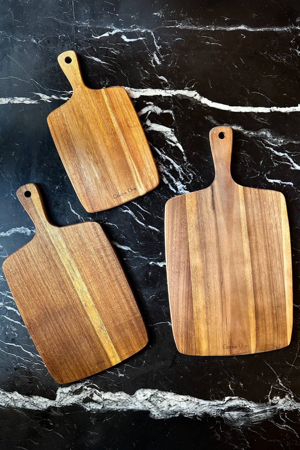 Tabla Rectangular De Madera Con Mango