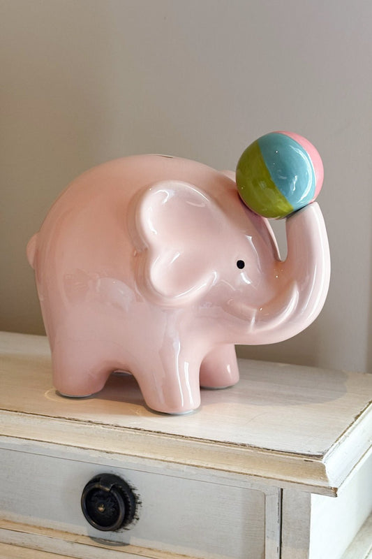 Hucha Diseño Elefante Rosa Cristina Oria