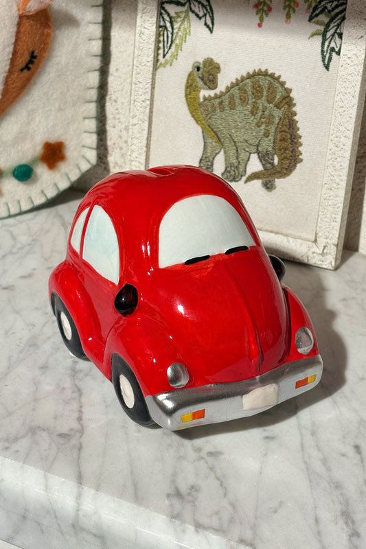 Hucha Diseño Coche Roja Cristina Oria