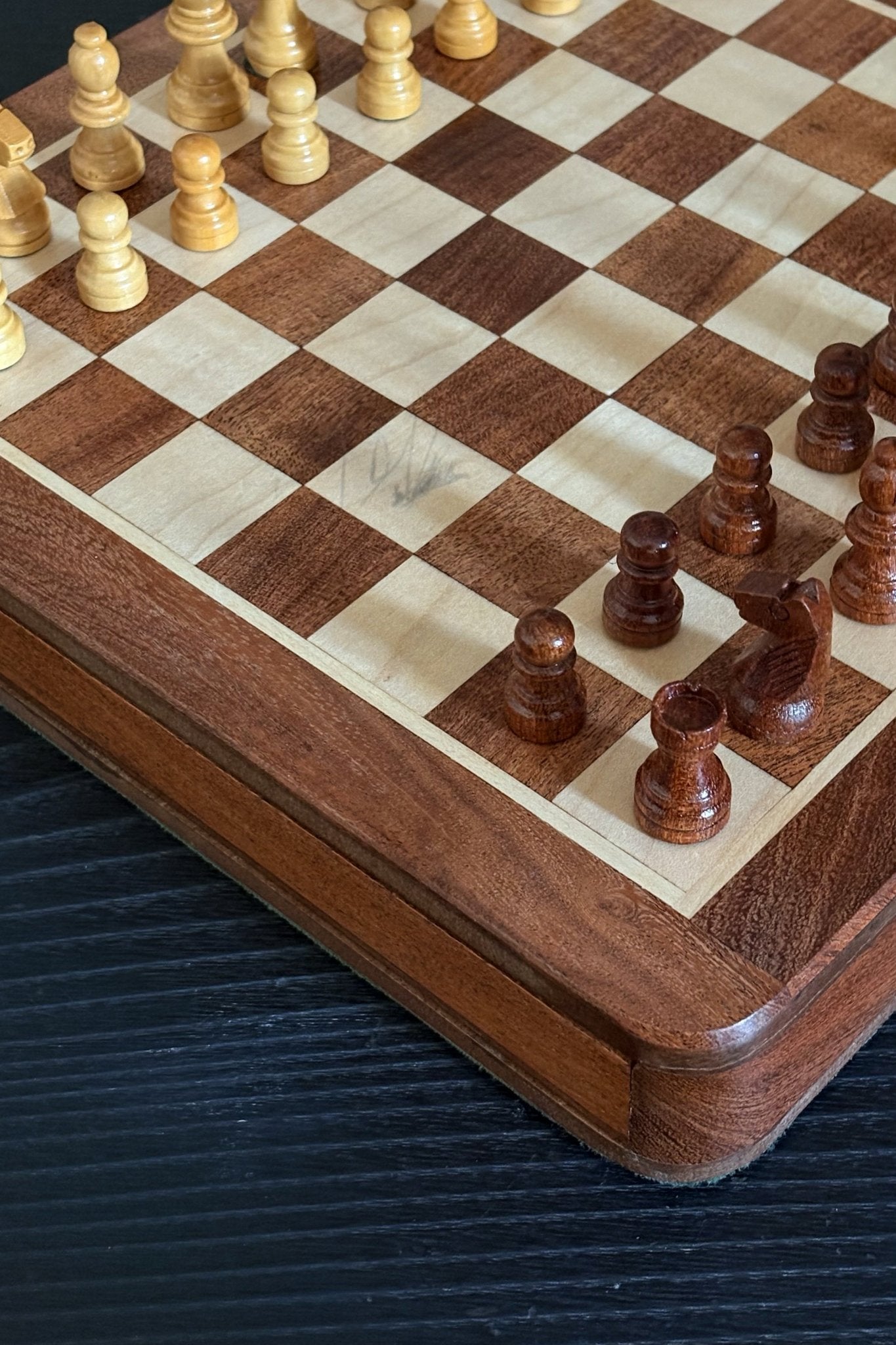 Detalle Tablero Ajedrez Magnético Cristina Oria