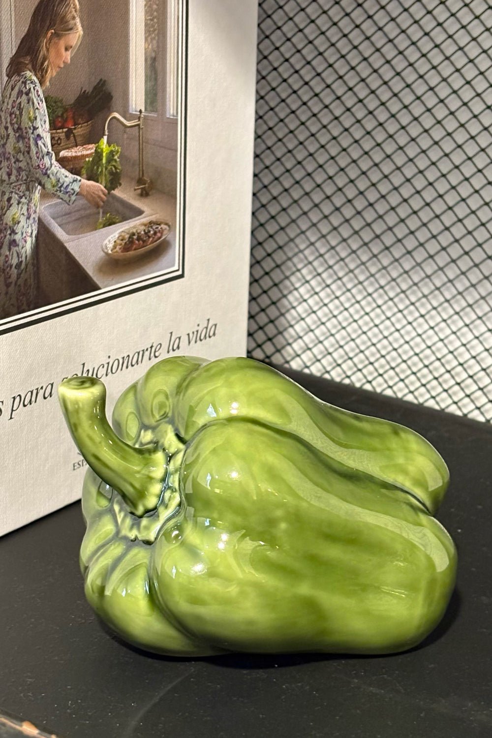 Detalle Adorno Diseño Pimiento Verde Cristina Oria