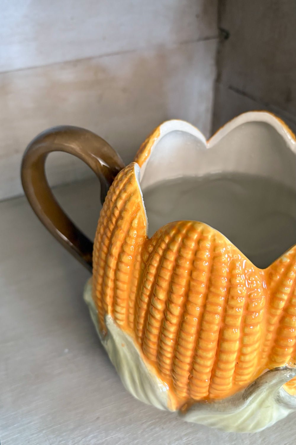 Detalle Asa Jarra Diseño Mazorca Cristina Oria