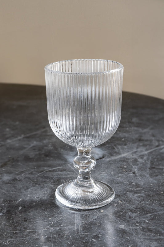Copa De Cristal Tallada Transparente Cristina Oria