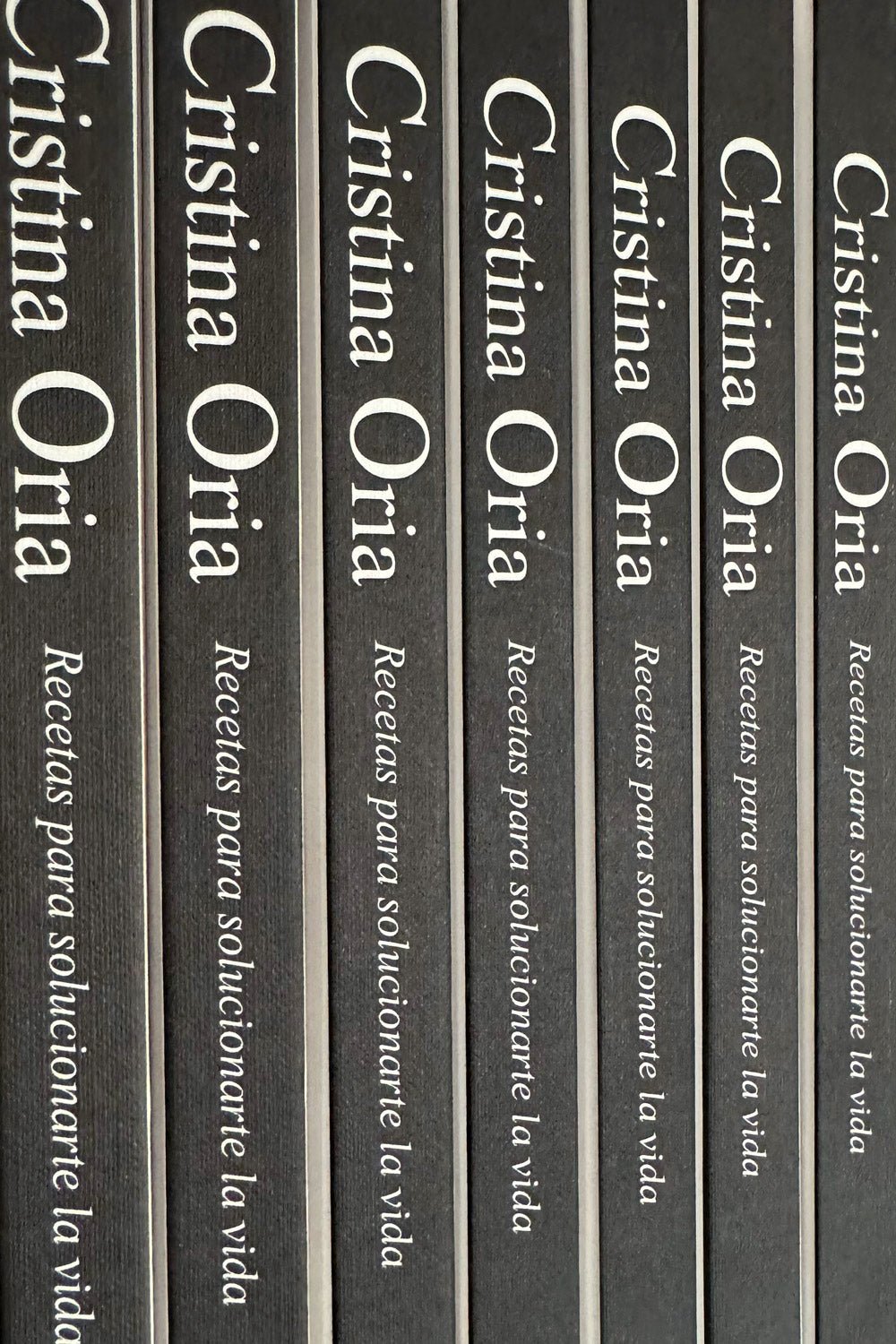 Libro Cristina Oria "Recetas Para Solucionarte La Vida"