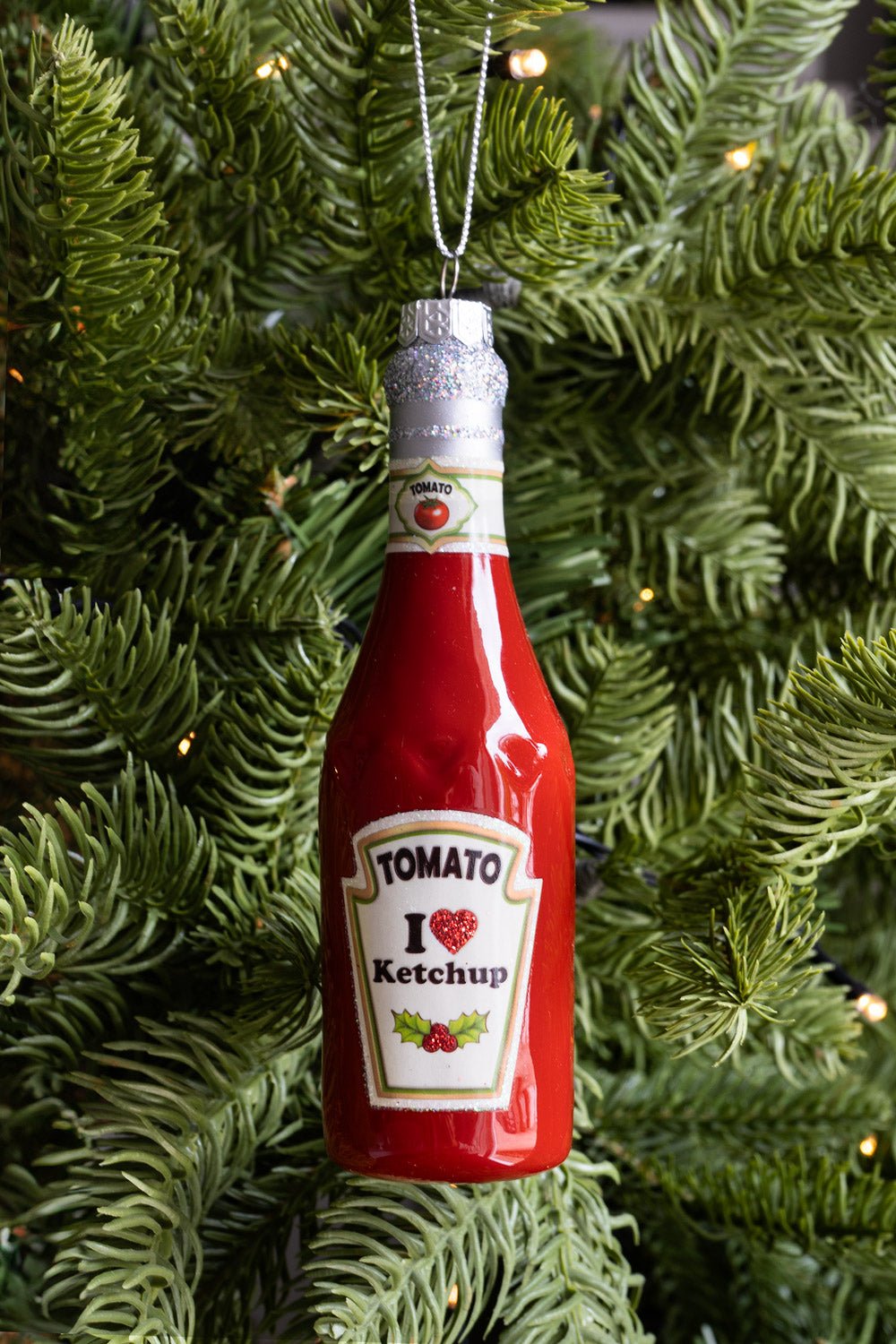 Adorno De Cristal Con Diseño De Ketchup Cristina Oria