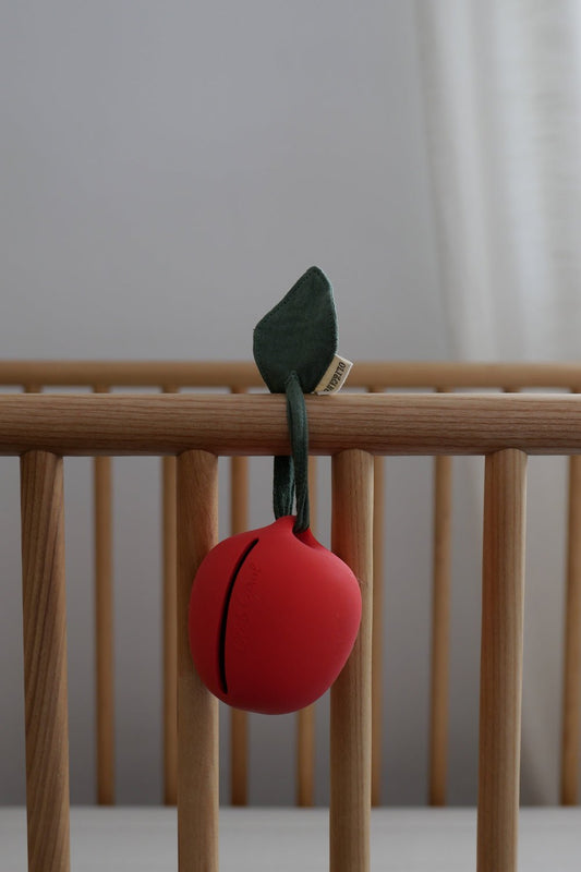 Portachupetes Para Bebés Con Diseño De Manzana Cristina Oria