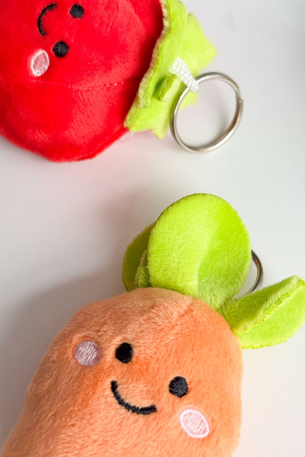 Detalle Llaveros Peluches Verduras Kawaii Cristina Oria