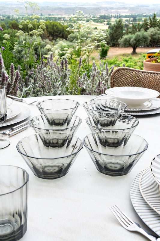 Set 6 Cuencos Acrílicos Grises Cristina Oria