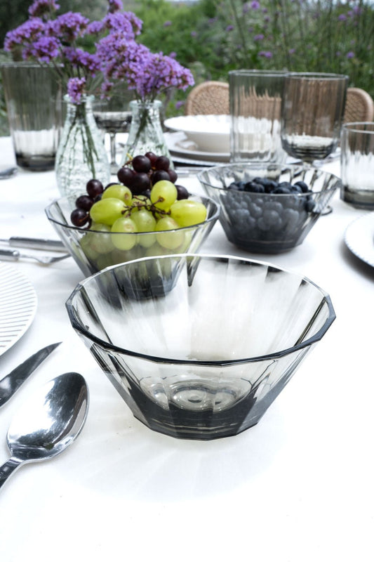 Cuenco Acrílico Gris Cristina Oria