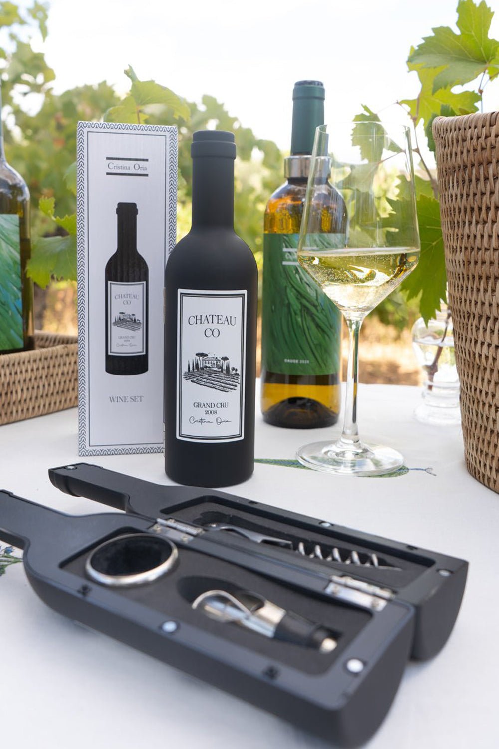 Wine Set: Botella con Accesorios para el Vino CO