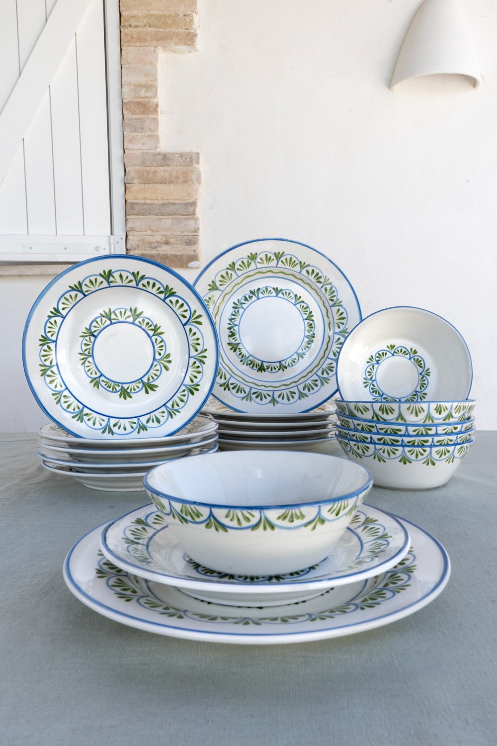 Amalfi Verde Terrazzo Verde Corelle Dinnerware Corelle Azul 2410