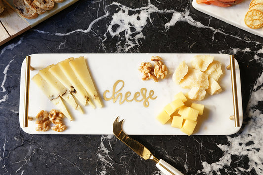 Plateau à fromages rectangulaire blanc CO