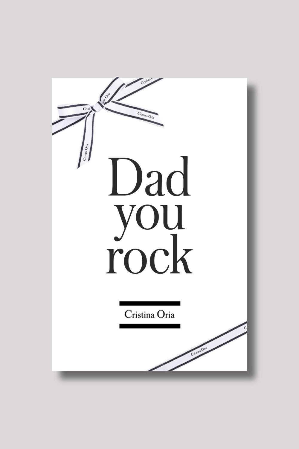 Tarjeta Regalo para Papá Dad You Rock