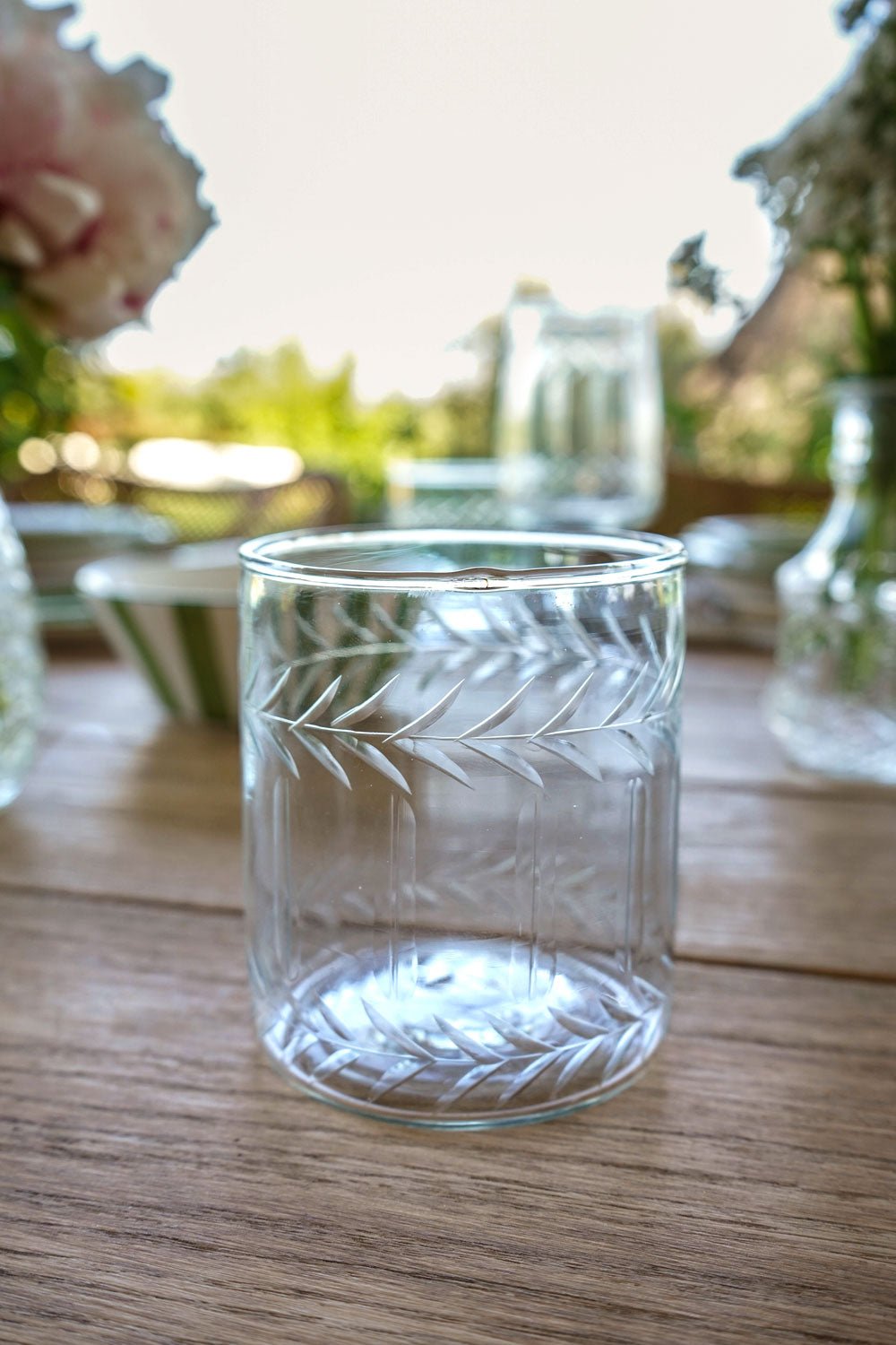 Vaso Cristal Tallado Cristina Oria