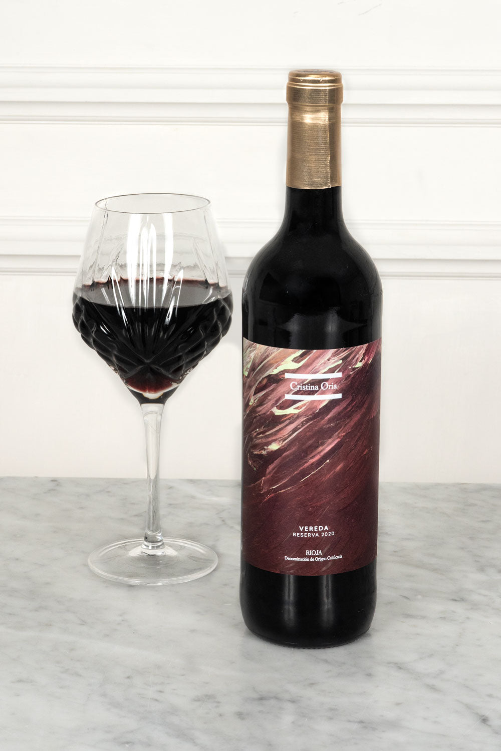 Detalle Vino Tinto Vereda Reserva 2020 Cristina Oria