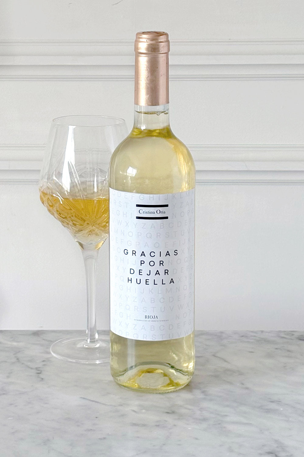 Vino Cune Rioja Blanco "Profe Gracias Por Dejar Huella"