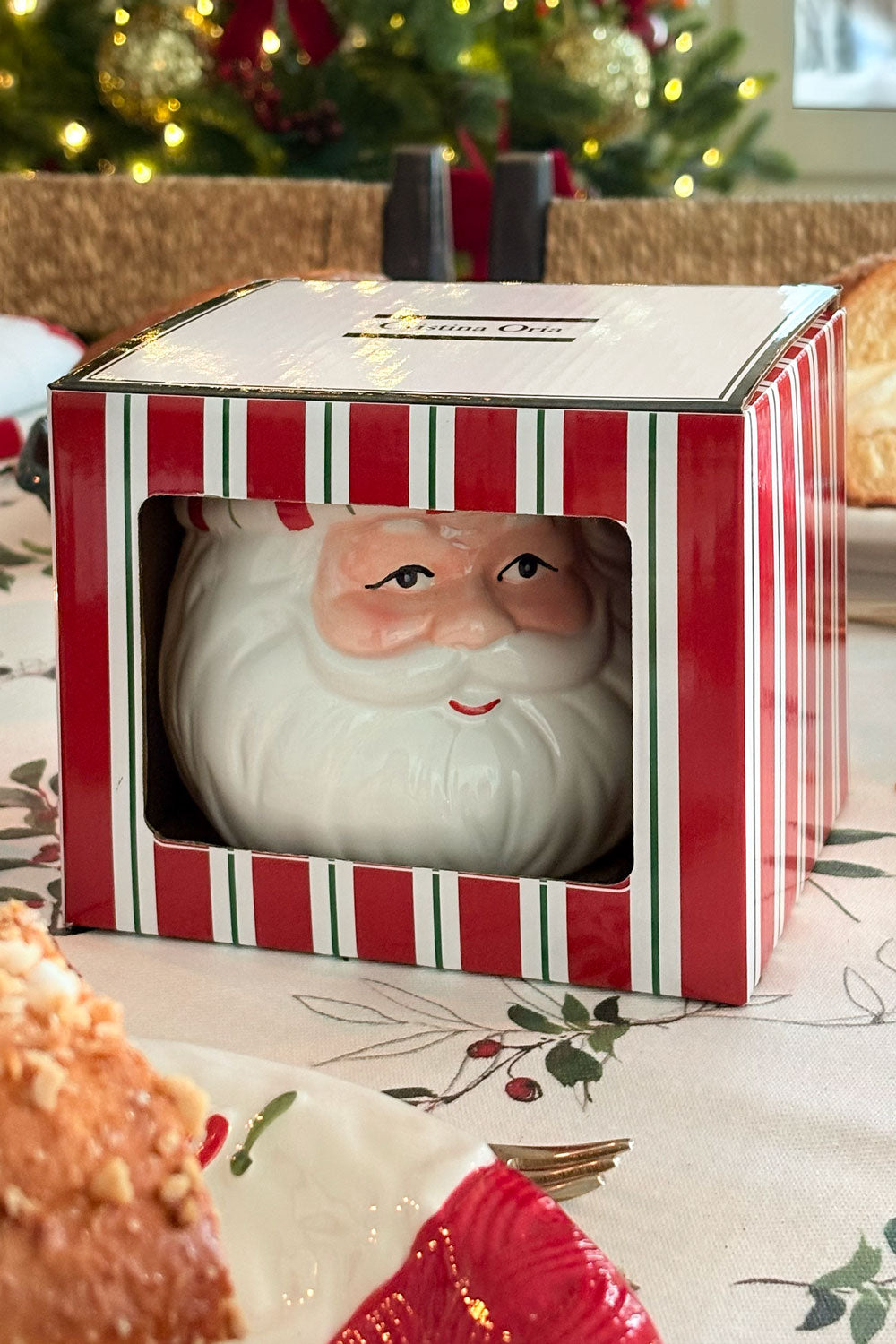 Detalle Caja Taza Con Diseño De Papa Noel Cristina Oria