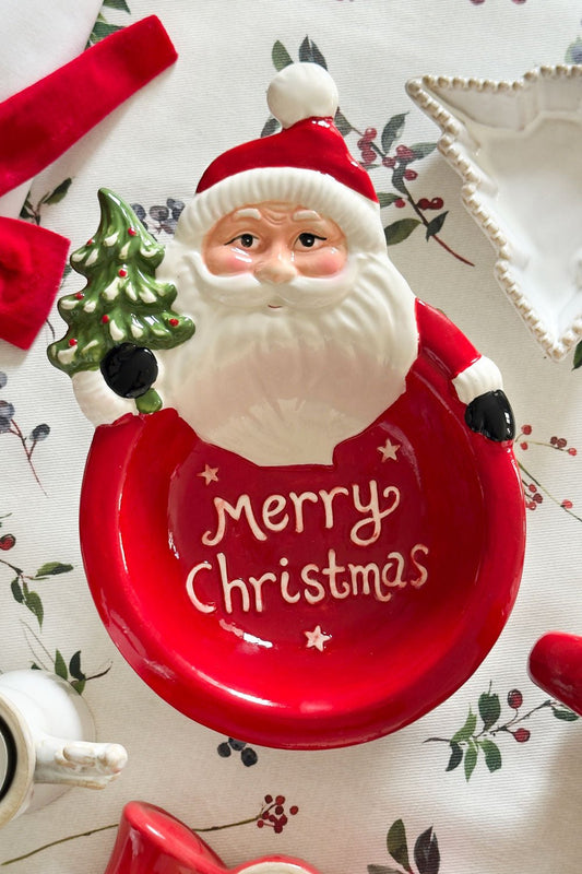 Cuenco Con Diseño De Papá Noel "Merry Christmas" Cristina Oria