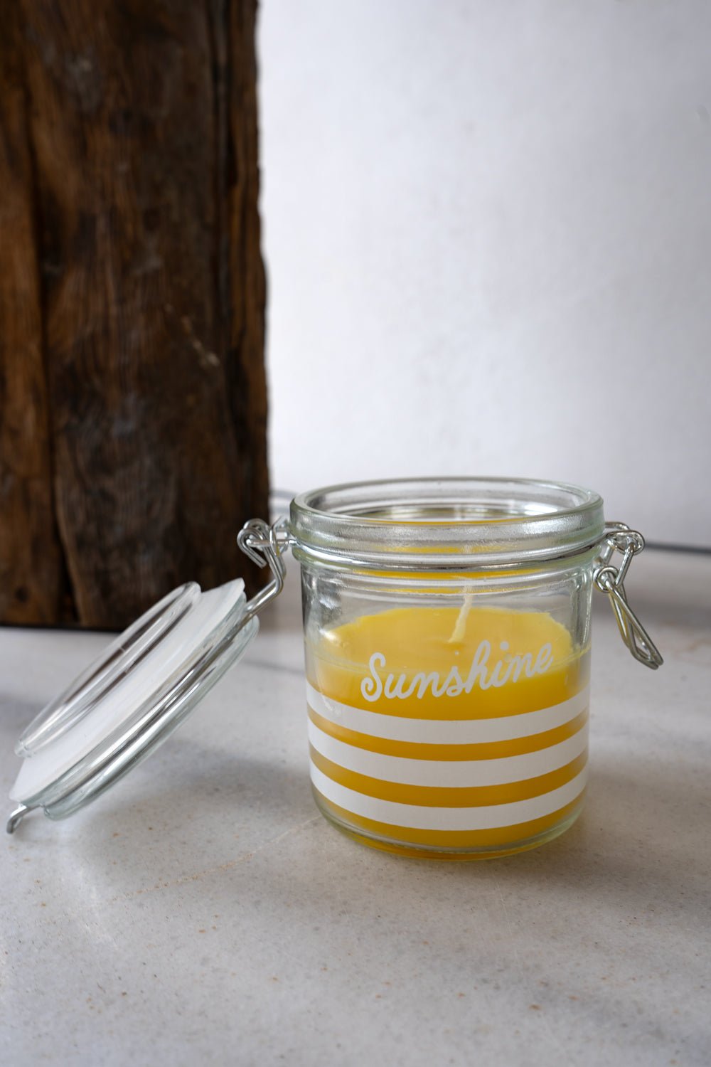 Vela Con Tapa Y Aroma Limones Sunshine Cristina Oria