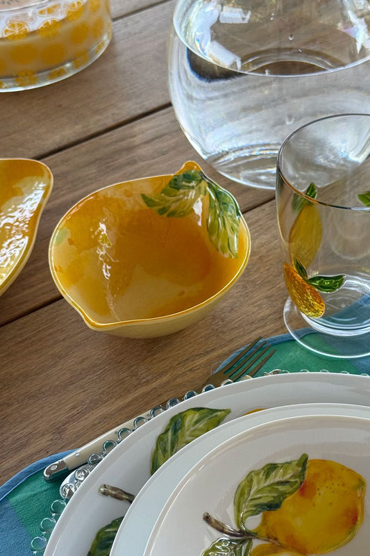 Cuenco De Melamina Limón Cristina Oria