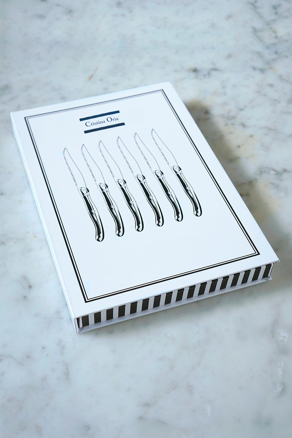 Coffret de 6 couteaux à viande en acier