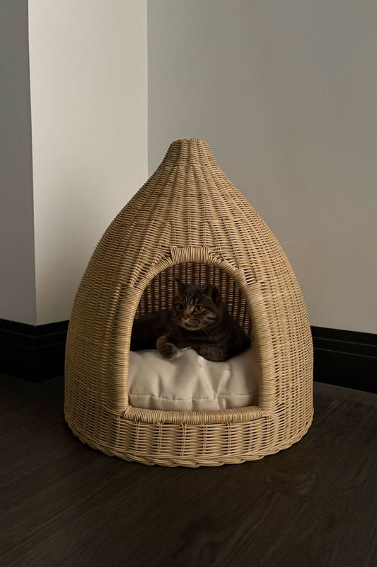 Cama para Mascotas de Ratán